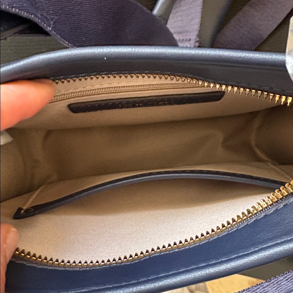 NWOT Nine West Nalini Medium Swing Blue Crossbody Bag | w/ Credit Card Holder | - Picture 14 of 16
